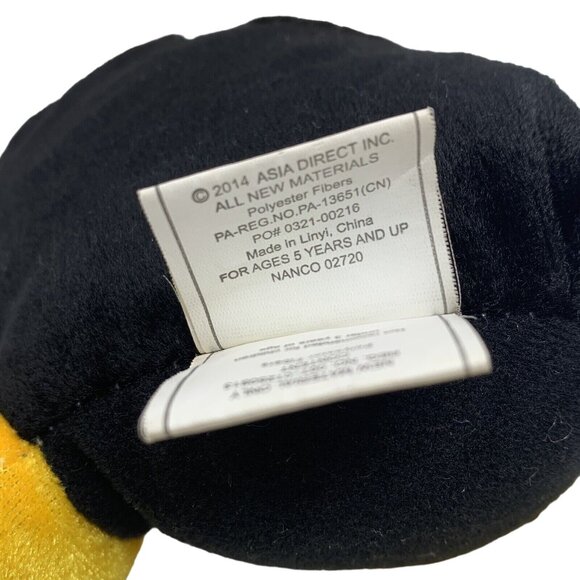 Nanco Penguin Plush Yellow Winter Fur Hat Hoodie Coat 12 In Stuffed Animal 2014 - Picture 6 of 9